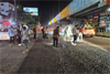 Surathkal: Highway patrol, locals clear gravel spill on NH-66, avert mishap